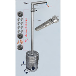 DISTILLER CLAMP 100 L STAINLESS 100 STAINLESS PIPE for gas