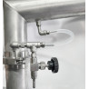 CLAMP DISTILLER 100 L STAINLESS 76 TUBE for electricity