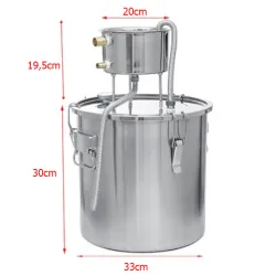 PICCOLO DISTILLATORE Agile 20L per chiaro di luna aromatizzato e come damigiana