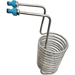 SPIRALA Chłodnica Nierdzewna do Wyrobu Piwa Zacieru spiral z z gwintem...