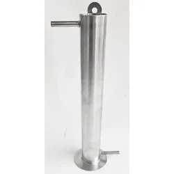 FILTR do destylacji, nierdzewny kwasoodporny + waż + węgiel aktywny