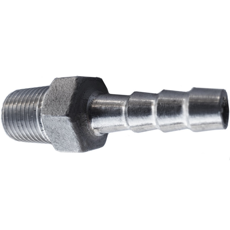 Hose connector 1/4" 8mm, Christmas tree for GZ hose, stainless steel connector Hose nipple