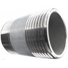 DOUBLE-SIDED THREADED NIPLE, STAINLESS STAINLESS 1 1/2" 3/2" - 47.6mm