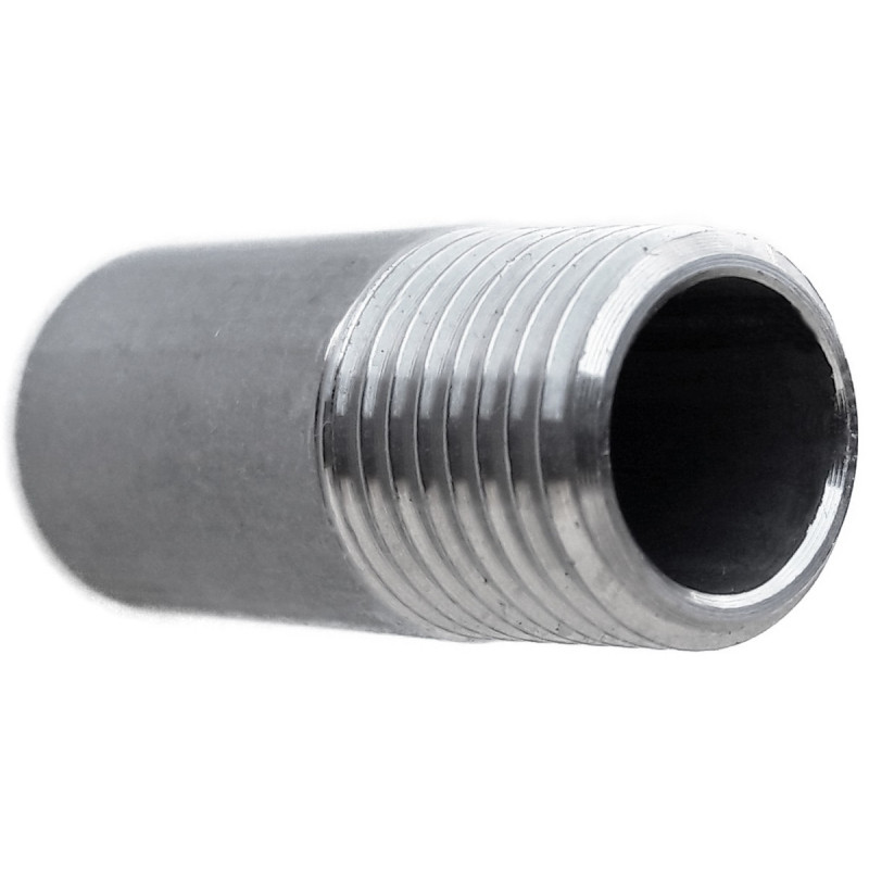 STAINLESS NIPPLE, STAINLESS RESISTANT, ONE-WAY PIPE 2"