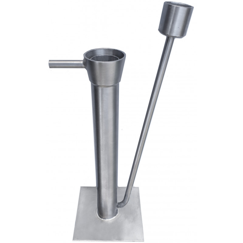 LARGE STAINLESS STAINLESS PARROT with an inlet Liquid alcoholmeter power measurement distiller