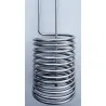 SPIRALA Refroidisseur en acier inoxydable pour faire des spirales de purée de bière à partir d'un tube de 10 mm 150x240