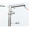 DESTILLATOR SMS 50 L EDELSTAHL AUF ROHR 50 Geteilte Säule mit Schauglas für Gas