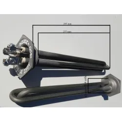 DUBBEL VÄRMARE 1400/2000W 5/4 FÖR DESTILLATOR ROSTFRI