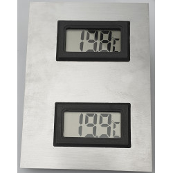 Doppelter Gehäuserahmen für LCD-Thermometer, Distiller