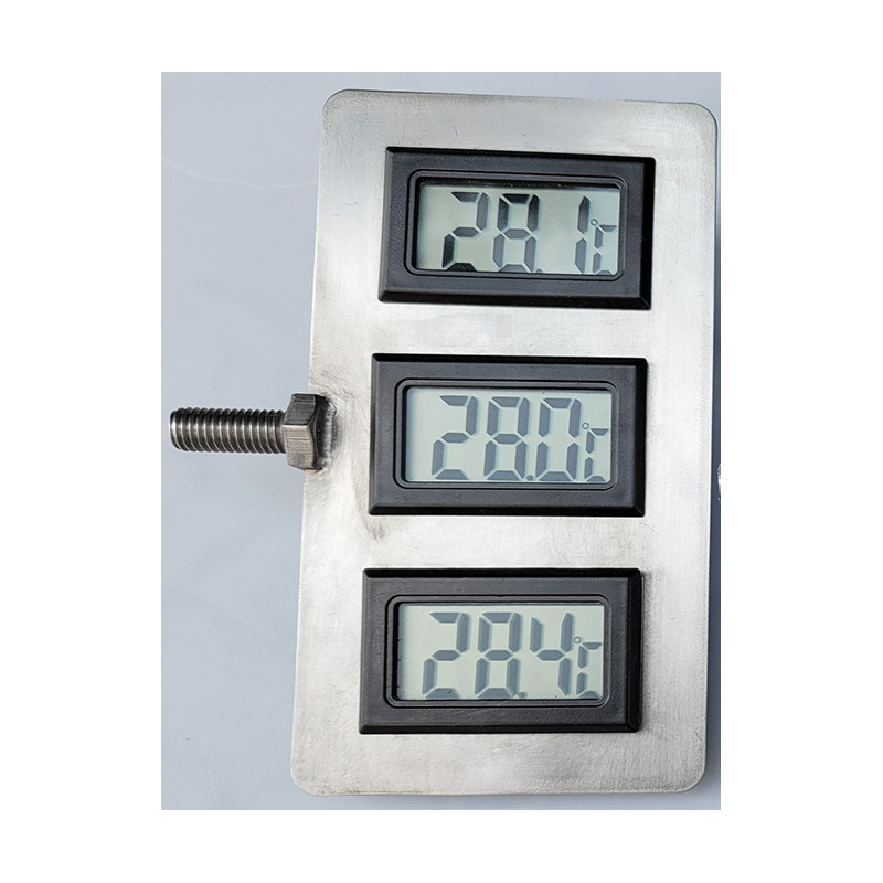 TRIPLE Gehäuserahmen mit M8 Schraube für LCD Thermometer, Distiller