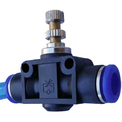 Lineáris precíziós szelep 8 mm-es tömlőhöz, automatikus gyors