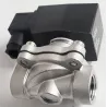 Elektrozawór nierdzewny kwasoodporny 12V, 3/4" normlanie zamknięty