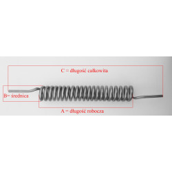 DETILADOR DE BOBINA INOXIDABLE 70 ESPIRAL SIMPLE 1O