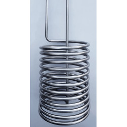 SPIRALA Edelstahlkühler zur Herstellung von Biermaischespiralen aus einem 10 mm Rohr 150x240