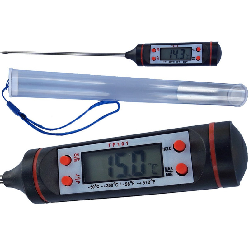 Pin thermometer from -50 to 300 degrees C LCD KITCHEN MEAT WINE