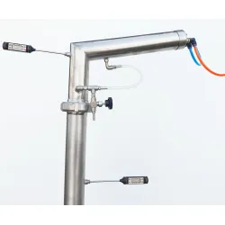 CLAMP DISTILLER 50 L INOX INOX SU TUBO 50 su connettore CLAMP