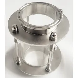 WZIERNIK WIZJER LATARKA 360 CLAMP  76mm DESTYLATOR KWASOODPORNY NIERDZEWNY