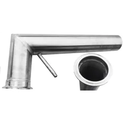 Aabratek destillationshuvud på CLAMP 76-anslutning Intern återflöde