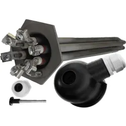 TRIPLE HEATER 2000/2000/2000W 5/4 STAINLESS DISTILLATOR WITH SHIELD