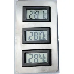 Ramka obudowa POTRÓJNA na Termometr LCD, Destylator