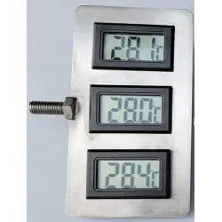 TRIPLE husram med M8-skruv för LCD-termometer, Distiller
