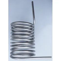 SPIRALE DI RAFFREDDAMENTO per birra da un tubo 10mm 150x240