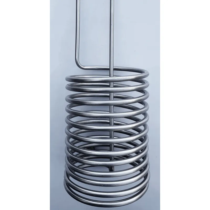 SPIRALA Chłodnica Nierdzewna do Wyrobu Piwa Zacieru spiral z rurki 10mm 150x240