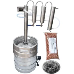DISTILLATORSOLUMN 120 KEG 50 L MOONSHINE KALLA FINGERS WHYSY GAS