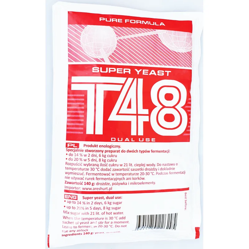 T48 SUPER YEAST destilācijas raugs