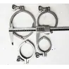 CLAMP Klamra 102mm  ZŁĄCZE KWASOODPORNE NIERDZEWNE XXL