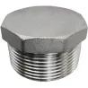STECKER EDELSTAHL, 6-KANT, SÄUREBESTÄNDIG 2" GZ