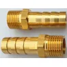 Tömlőcsatlakozó 1/8", karácsonyfa 8 mm-es GZ tömlőhöz, SÁRGÁR csatlakozó Tömlőgomb