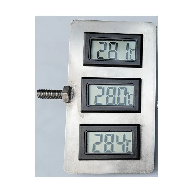 Cornice custodia TRIPLA con vite M8 per Termometro LCD, Distillatore
