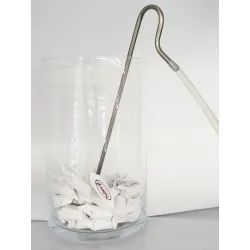 Flödesfilterrör för kärl