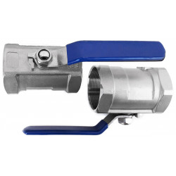 1/4" 1-PC BALL VALVE STAINLESS STAINLESS