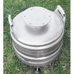 Zbiornik nierdzewny 30L litrowy, naczynie kwasoodporne, bojler