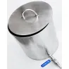 Réservoir filtrant, récipient filtrant pour distillateur, fût de 6 L avec couvercle