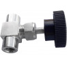 Precision valve, 1/4 needle valve Stainless distiller