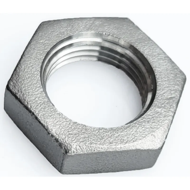 Hexagonal nut, stainless steel, acid-resistant, 1 inch